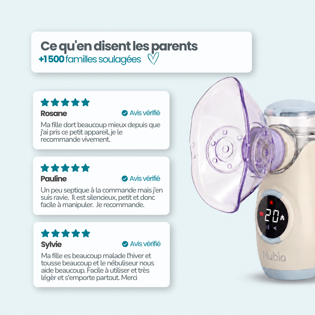 Nubio — Nébuliseur portable enfant