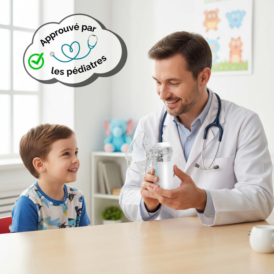 Nébuliseur Nubio recommandé par les pédiatres – appareil respiratoire sûr et efficace pour les enfants